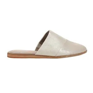 TOMS Womens Jade Mules Flats Casual - Silver