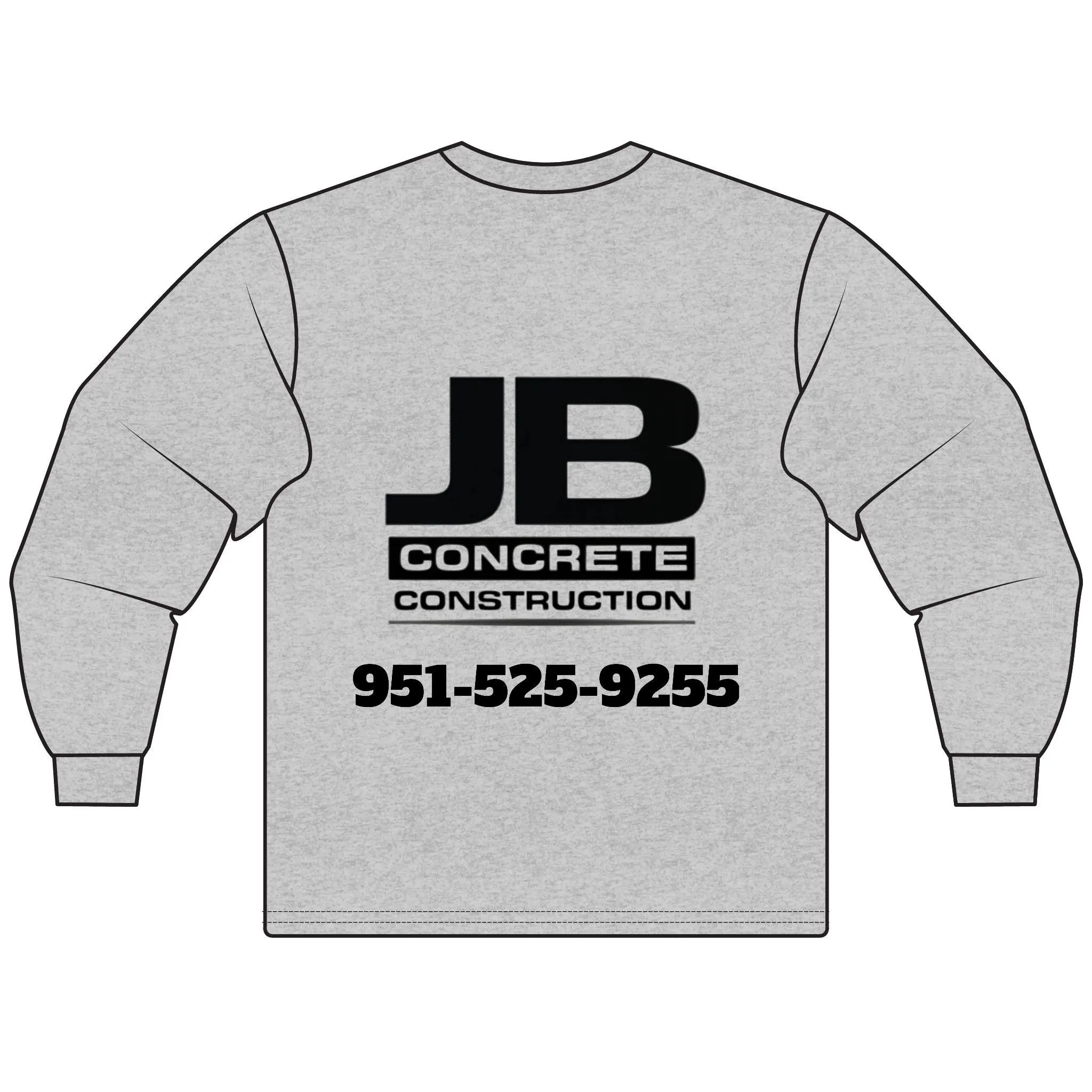 Custom Construction Long Sleeve T-Shirt | Workwear, Personalized Job Uniform, Team Apparel, Gift for Builders, Casual Every Day Use