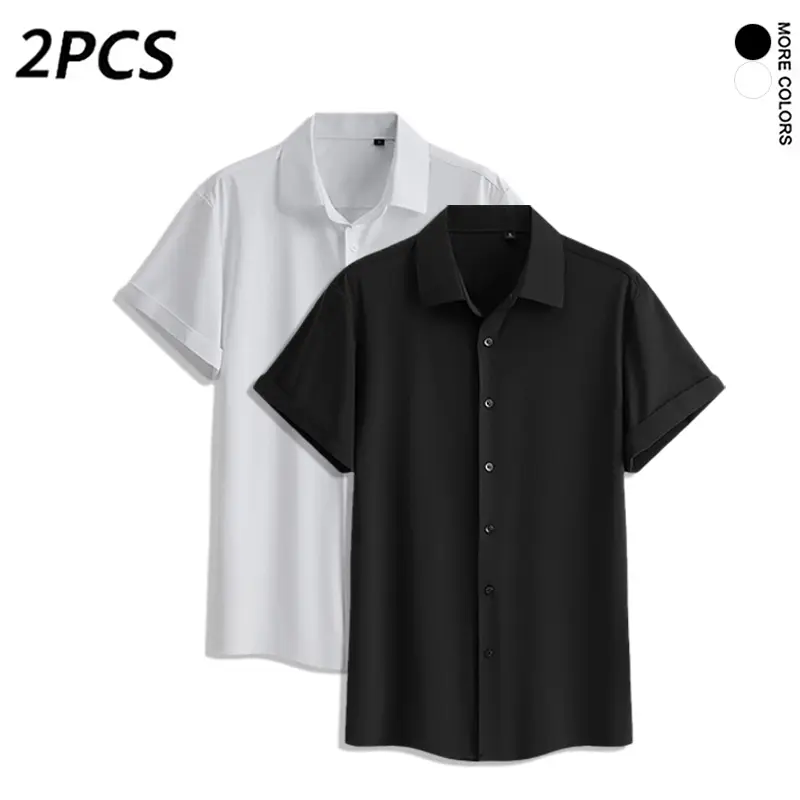 2PCS Men's Casual Shirts | A summer wardrobe essential! Short Sleeve