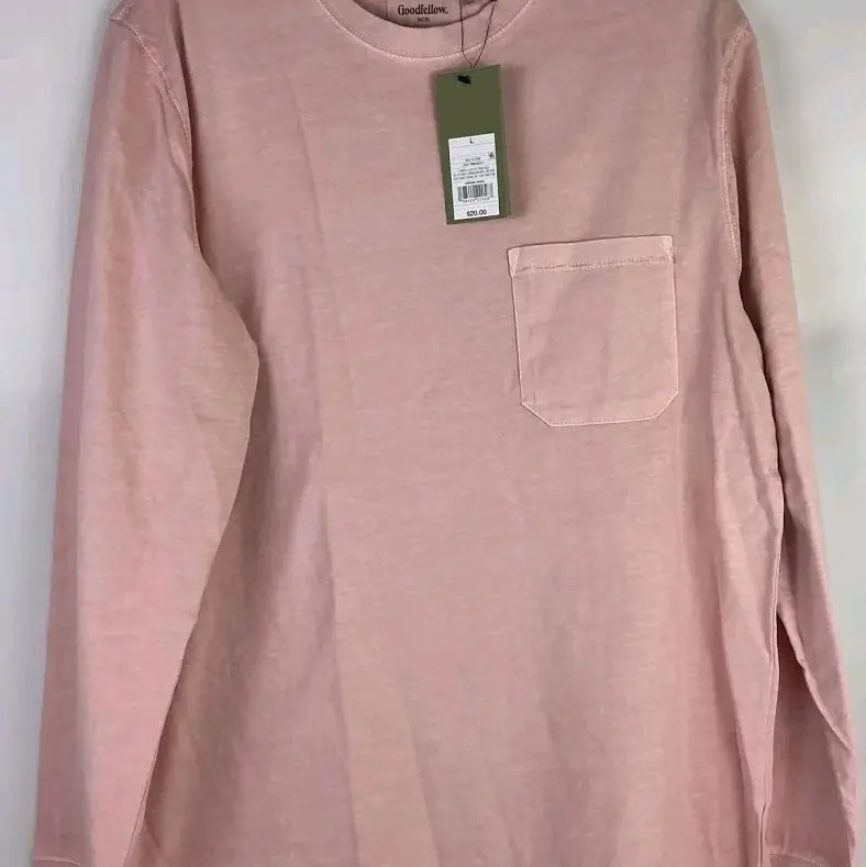 Goodfellow & Co Pink long sleeve shirt XL Menswear Tshirt Casual