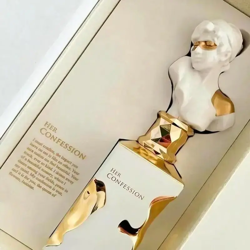 Her Confession Eau De Parfum For Women 100ml3.4 oz New Release Vanilla Jasmine & TuberoseFloral and long lasting  for womenwhoappreciate theart of fragrance Ideal For FloralLovers Floral Gourmand Long-Lasting Perfume