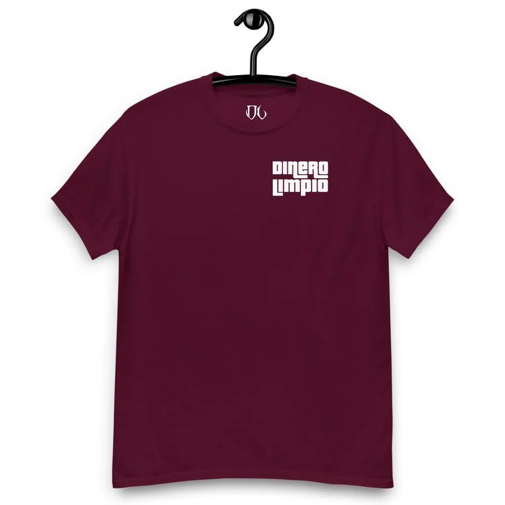 DL Classic T-Shirt - Maroon Cotton Fabric, Short Sleeve, Sport Top for Men