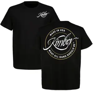 Kimber Made in USA T-Shirt Premium Gun Graphic Tee 2A Patriotic Veteran Gift American Tactical Streetwear