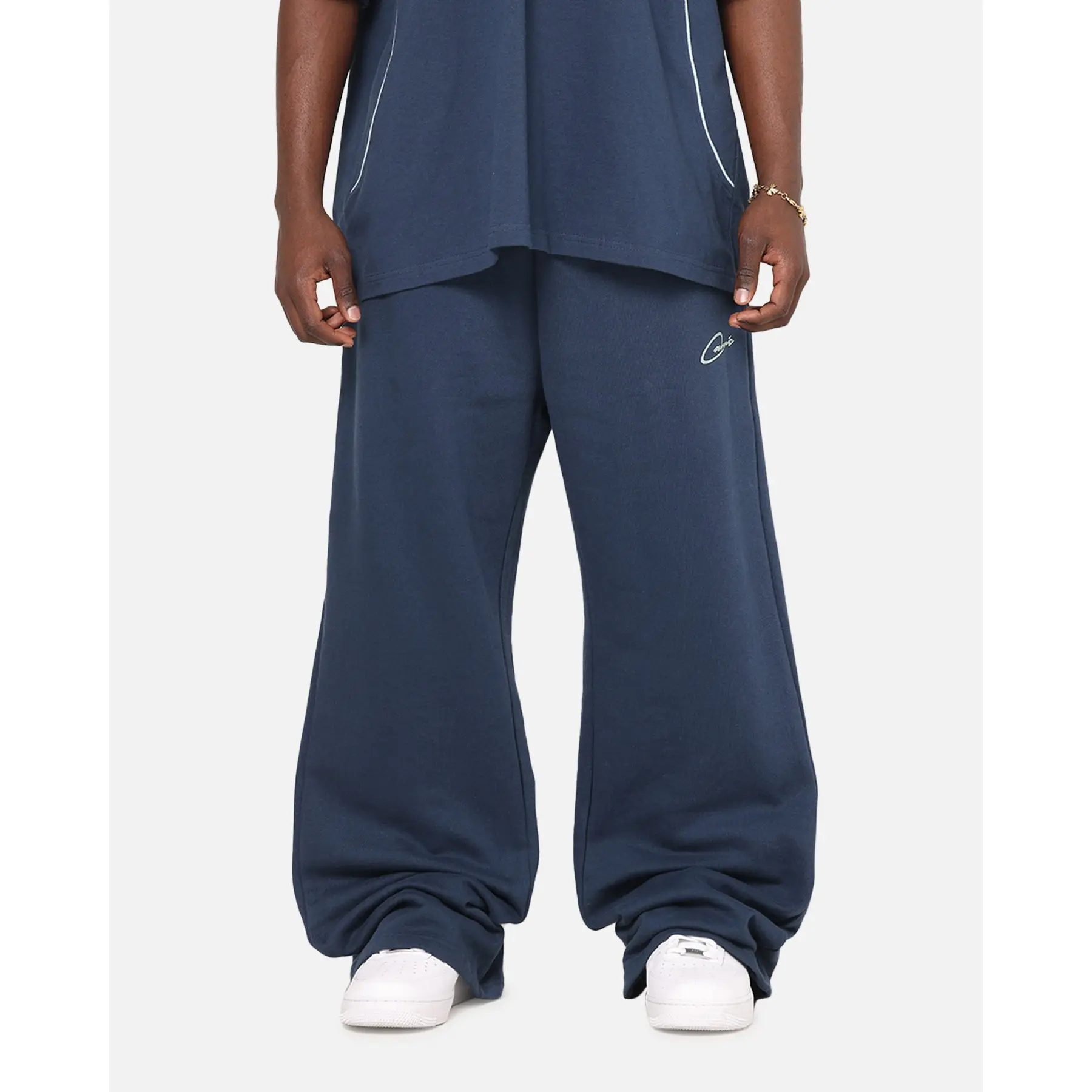 Carre International Star Trackpants Navy