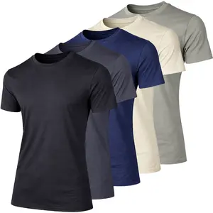 Mens Short Sleeve Fashion Stretch Rayon Tees (M-3XL)