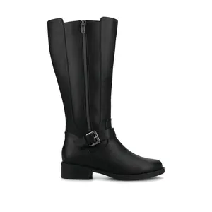 YASMINA KNEE HIGH BOOTS - Black