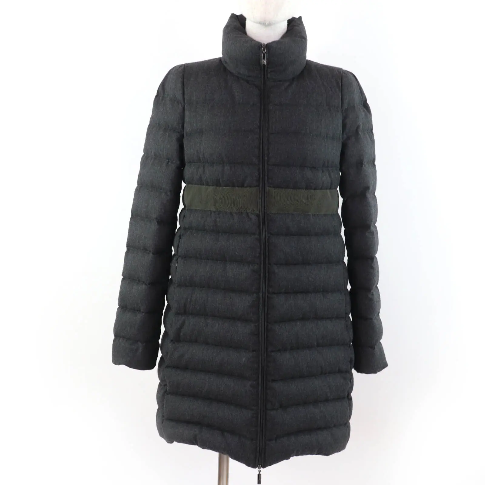 Pre-owned MONCLER Others Small Leather Goods SOLOGNE Wool Down Coat