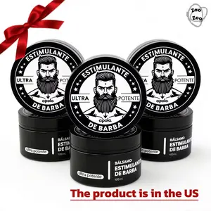 Apolo Ultra Potente Minoxidil Beard Growth Cream - Men's Special Thickening Blend, Super-Strong Beard Stimulant Cream, Target Severe Alopecia Beard, Fast Follicle Wake-Up & Repair Sparse Areas, Gets Perfect Beard