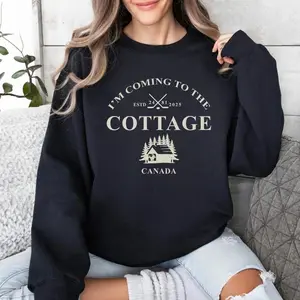 [SALE OFF 60% - Free ship] I’m Coming to the Cottage Shirt, Heated Rivalry Inspired, Canadian Cottagecore Hoodie, Hockey Romance T-Shirt Sweatshirt