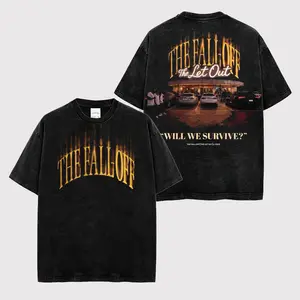 The Fall-Off Album Merch - J. Cole 2026 Official Premium Washed T-Shirt For Cold World, Disc 29, Disc 39 Hip-Hop Shirt, Gift For Jermaine Lamar Cole Fan Graphic Tee, Cole World Music Fan Merch Shirt