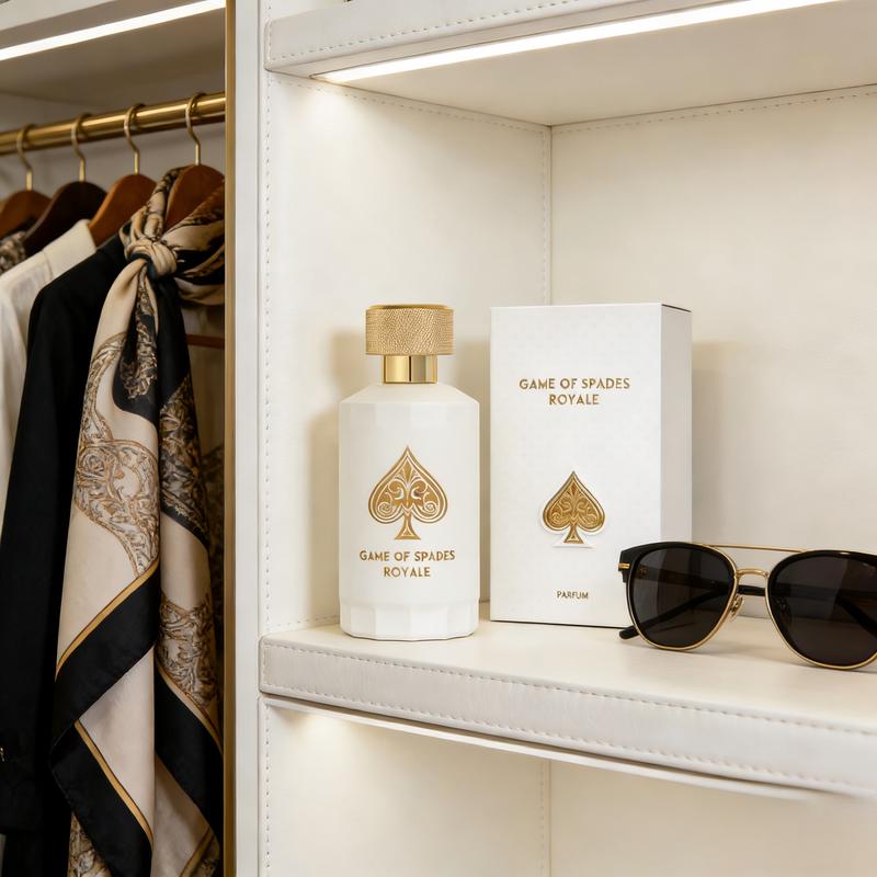 Jo Milano Game of Spades Royale Parfum Spray | 3.4 oz (100ml) | Oud Wood, Amber, Musk, Floral, Caramel Scent | Long Lasting Fragrance for Men and Women (Unisex)