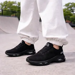 Spring Trending Shoes for Women to buy 2026，Four-Season Women's Lightweight and Comfortable Sneakers,Viral Black Work Shoes With Soft and Non-Slip Sole,Outdoor Wear-resistant Running Shoes,Girl's Walking Footwear,Zapatillas deportivas negras para mujer