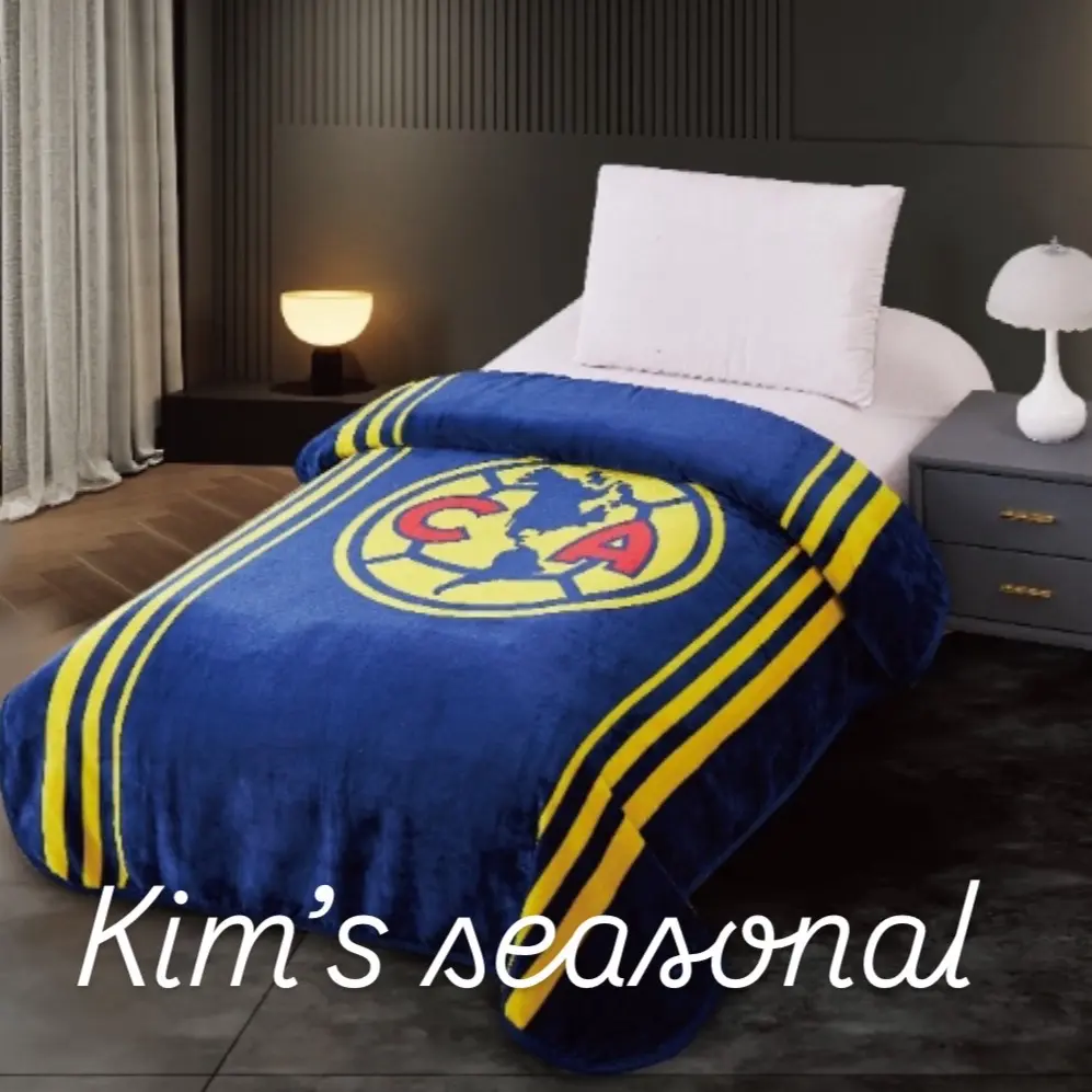 América Cloud soft reversible twin size blanket mexican  blanket