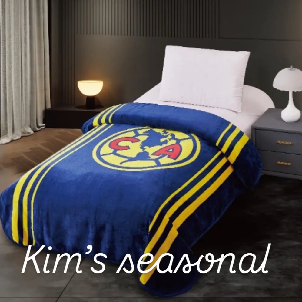 América Cloud soft reversible twin size blanket mexican blanket