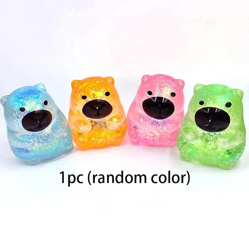 Cute Capibara Maltose Pinch Happy Dolphin Pinch, Slow Rebound Stress Relief Toy, Kawaii Squishies, Squishy Stress Relief, Fun Interactive Design, Stress Relief Fidgets, Perfect Gift for Kids & Adults, Stress Relief Gadgets