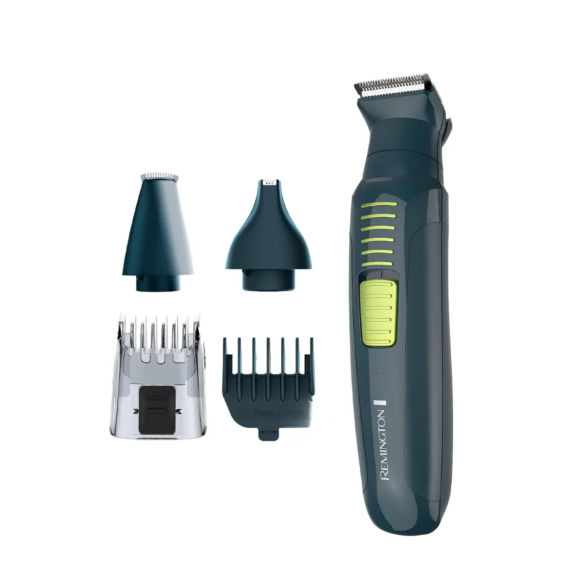 Remington Ultrastyle Total Grooming Kit (Model PG6111) - Rechargeable, Teal & Green, 9-Piece Head-to-Toe Hair Trimmer Set with 16 Length-Style Settings, Washable Attachments for Easy Cleanup