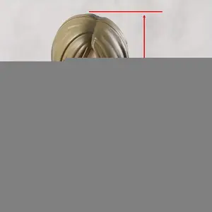 Bronze PVC Interactive Game Character Collectible Action Model with Replaceable Hands Accessories Face Desktop Decoration Toy