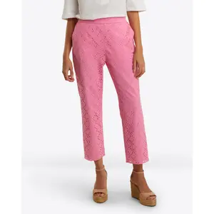 Eyelet Pants