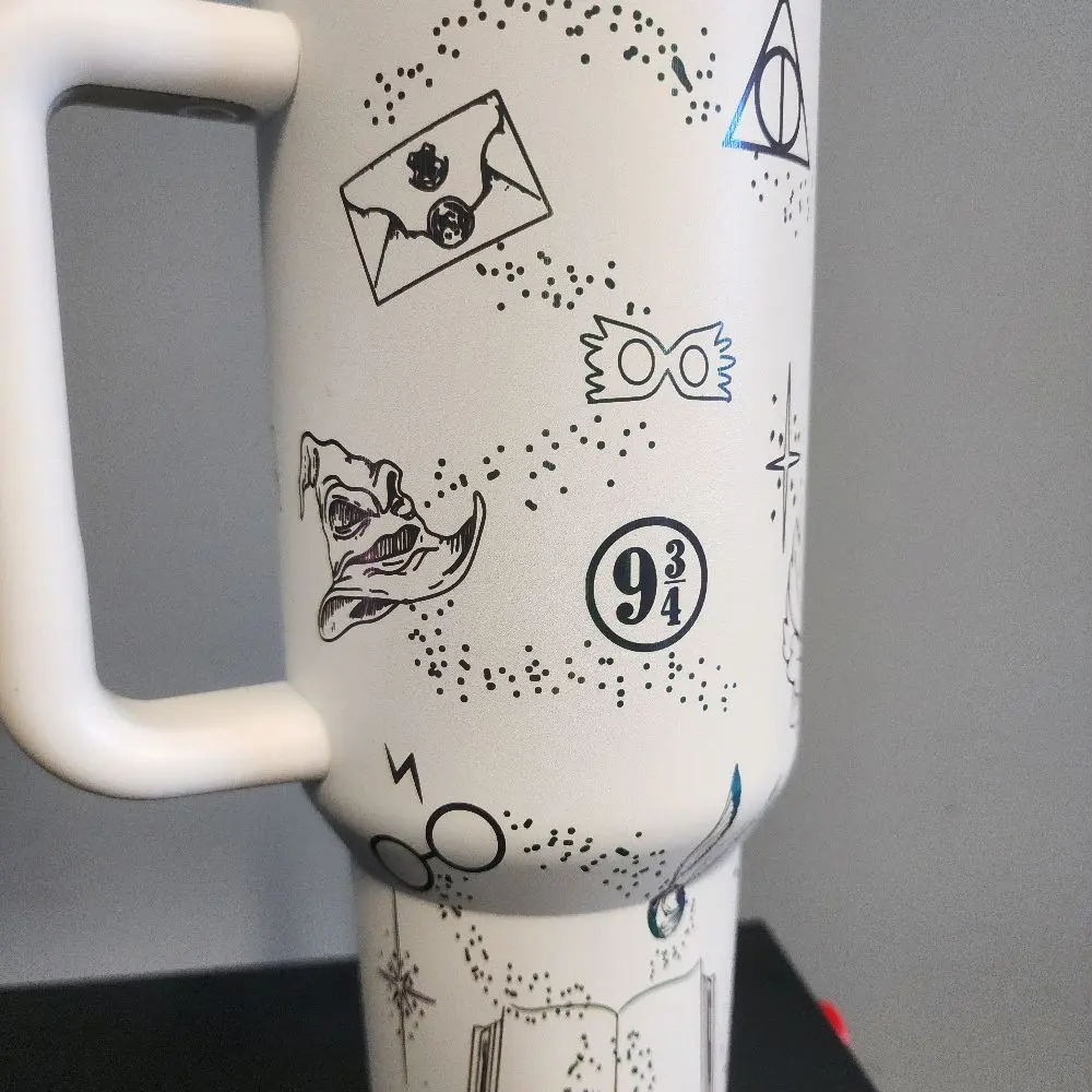 INSPIRED Harry wizardry - 40 oz. stainless steel tumbler Keeps drinks hot or cold for hours