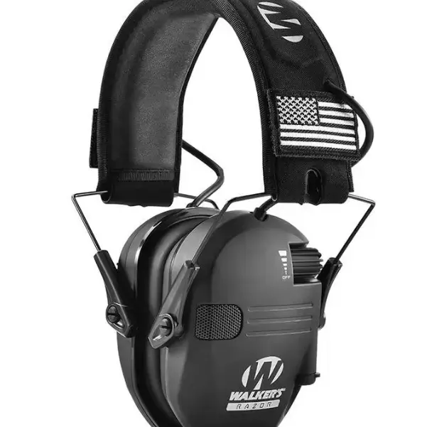 Electronic Earmuffs with Noise Reduction, Comfortable Head-Mounted Wired Safety Gear for Shooting, Hunting - Great Gift Idea,camping essentials