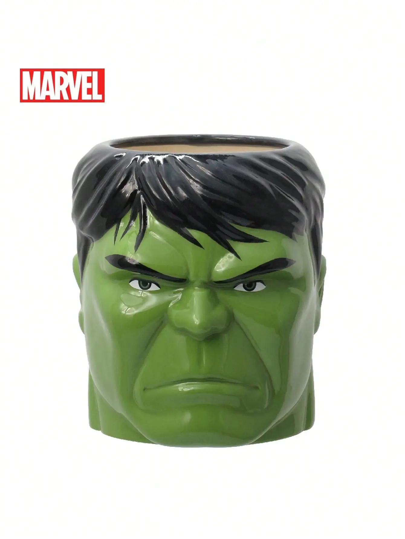 Marvel Officially Licensed 3D Ceramic Mug – Iron Man, Hulk, Spider-Man, Deadpool & Captain America Character Styles, Coffee & Tea Cup, Gift for Marvel Fans