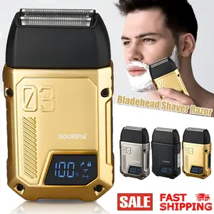 2026 NEW Hair Clippers Electric Foil 2 In 1 Double Shaver ForMen Reciprocating Razor Blade And Popup BeardTrimmer With Rechargeable，facial electric shaver 3 Head AdjustableSpeeds Maquinilla de afeitar eléctrica