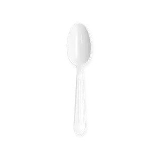 CCF Bulk Heavy Duty PP Plastic Spoon - White 1000 Pieces/Case