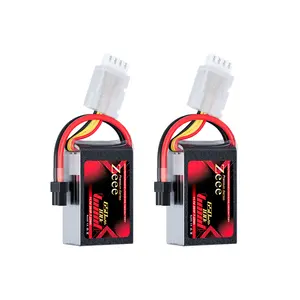 Zeee Premium Series 3S Lipo Battery 650mAh 11.1V 100C with XT30 Plug for FPV Racing Drone Quadcopter Helicopter Airplane RC Boat RC Car RC Models(2 Pack)
