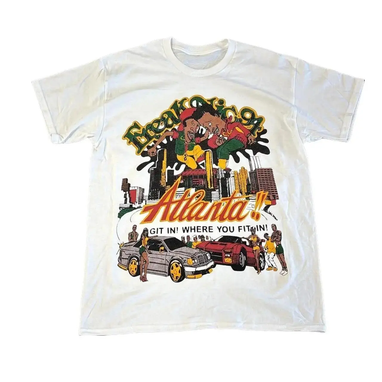 Freaknik Vintage Graphic Tee – Get In Where You Fit In! Retro Freaknik ‘94 Atlanta Tee – 90s Streetwear Throwback!