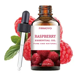 Firmoyo Raspberry Essential Oil, Aromatherapy Oils - Alcohol-Free, Long-Lasting Fragrance, Suitable for Diffusers, Humidifiers, DIY Candles, Packaging, 100ml/3.4fl.oz, Ideal for Holiday Gifts, Diffuser Oil, Bottle Design, Natural Ingredients