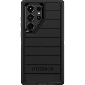 OtterBox Galaxy S23 Ultra (Only) - Defender Series Case - Black, Rugged & Durable - with Port Protection - Case Only - Microbial Defense Protection - Non-Retail Packaging