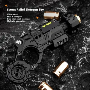 Multiple Gameplay Heavyweight Metal Stress Relief Toy Emittable Fingertip Toys Shotgun Fidget Toys