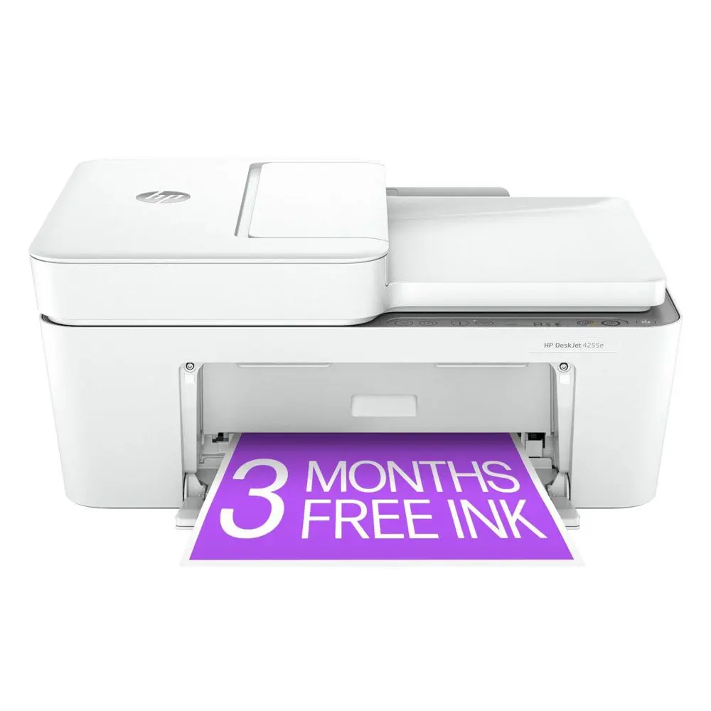 HP DeskJet 4255e Wireless All-in-One Color Printer Scanner Copier with Instant Ink and HP+ (588S6A) HP DeskJet 4255e Wireless All-in-One Color Printer Scanner Copier with Instant Ink and HP+ (588S6A)