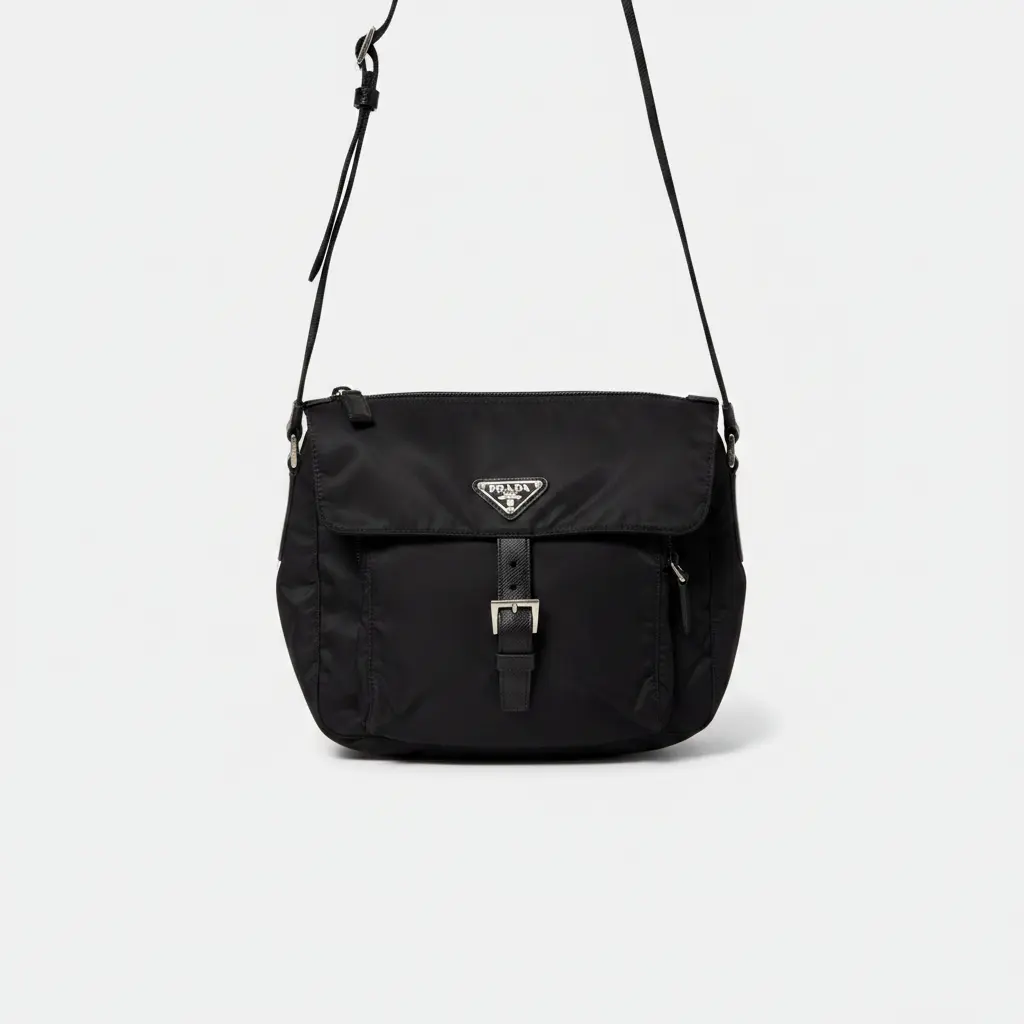 Pre-owned PRADA Nylon Crossbody Bags Re Shoulder Bag model