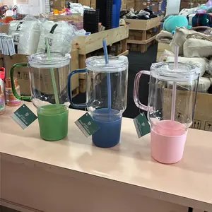 Glass travel tumbler/ Drinkware/ Reusable/ Mug