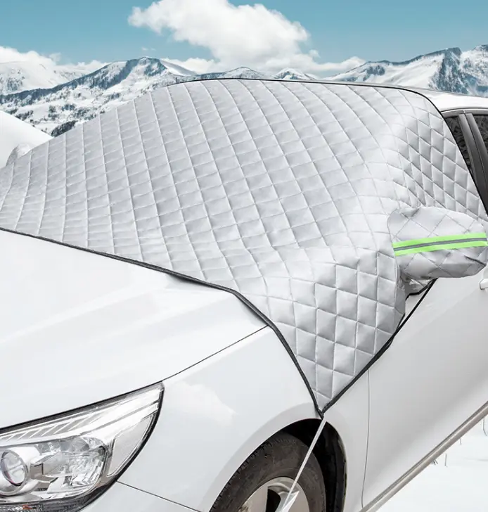 Car Windshield Protector Cover, Waterproof for Snow Ice Frost Dust Rain, All‑Season Outdoor Wind Screen Shield for Most Vehicles