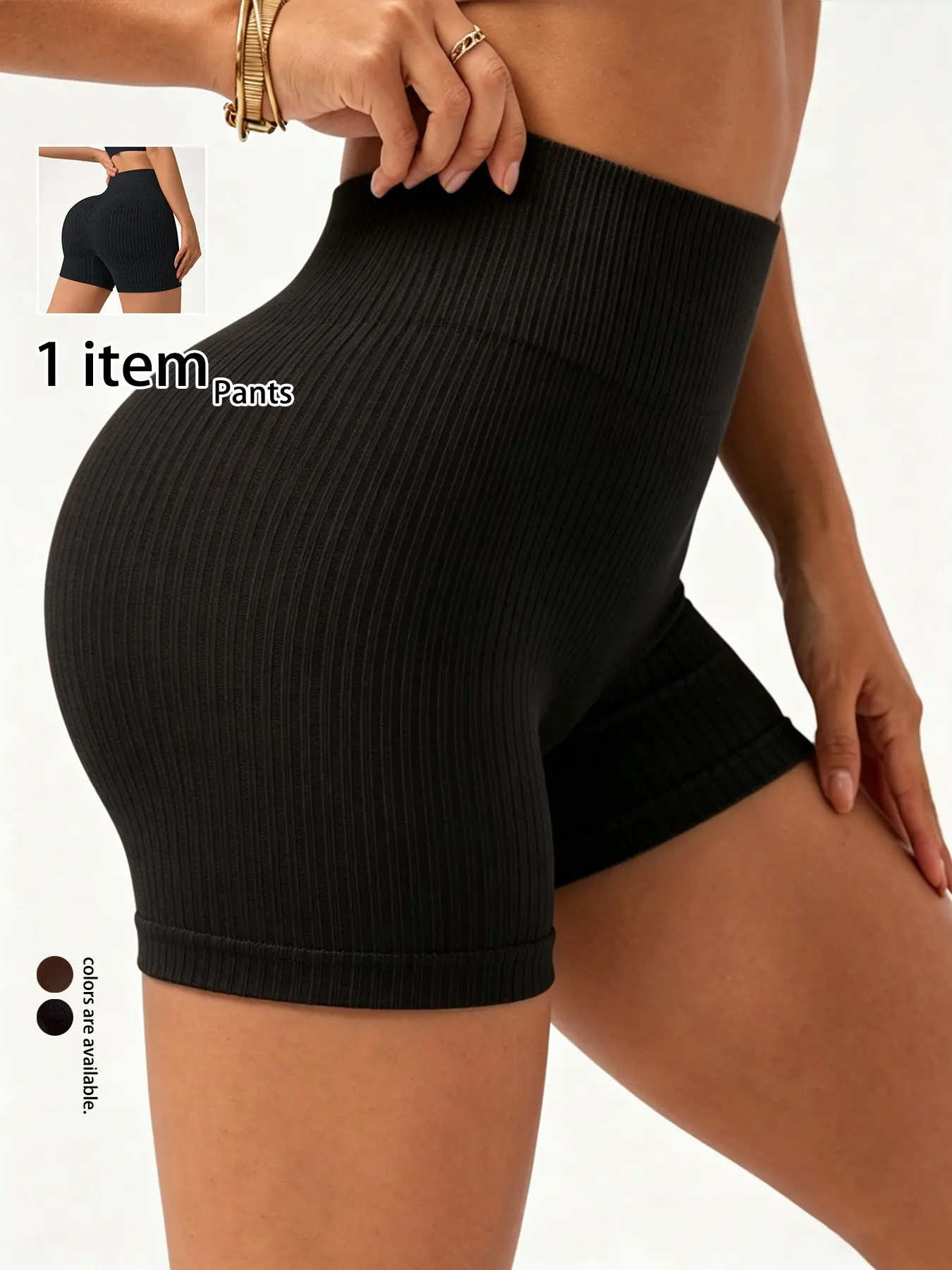 Seamless Thread Yoga Pants, Sporty Tight Riding Briefs, High-Waisted Butt-Lifting Fitness Shorts, Spring Summer Three-Quarter Yoga Shorts, Shaper Sports Shorts, Athletic Wear Shorts