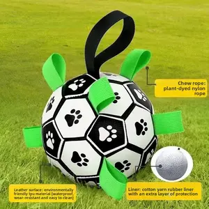 Dog toy ball, dog training football, pet ball, pet toy, pet supplies