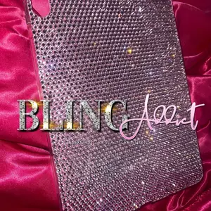 BlingAddict Custom Crystal iPad Case – Solid Color Sparkly Bedazzled Cover | Handmade Glam Hard Shell with Bumper Edges