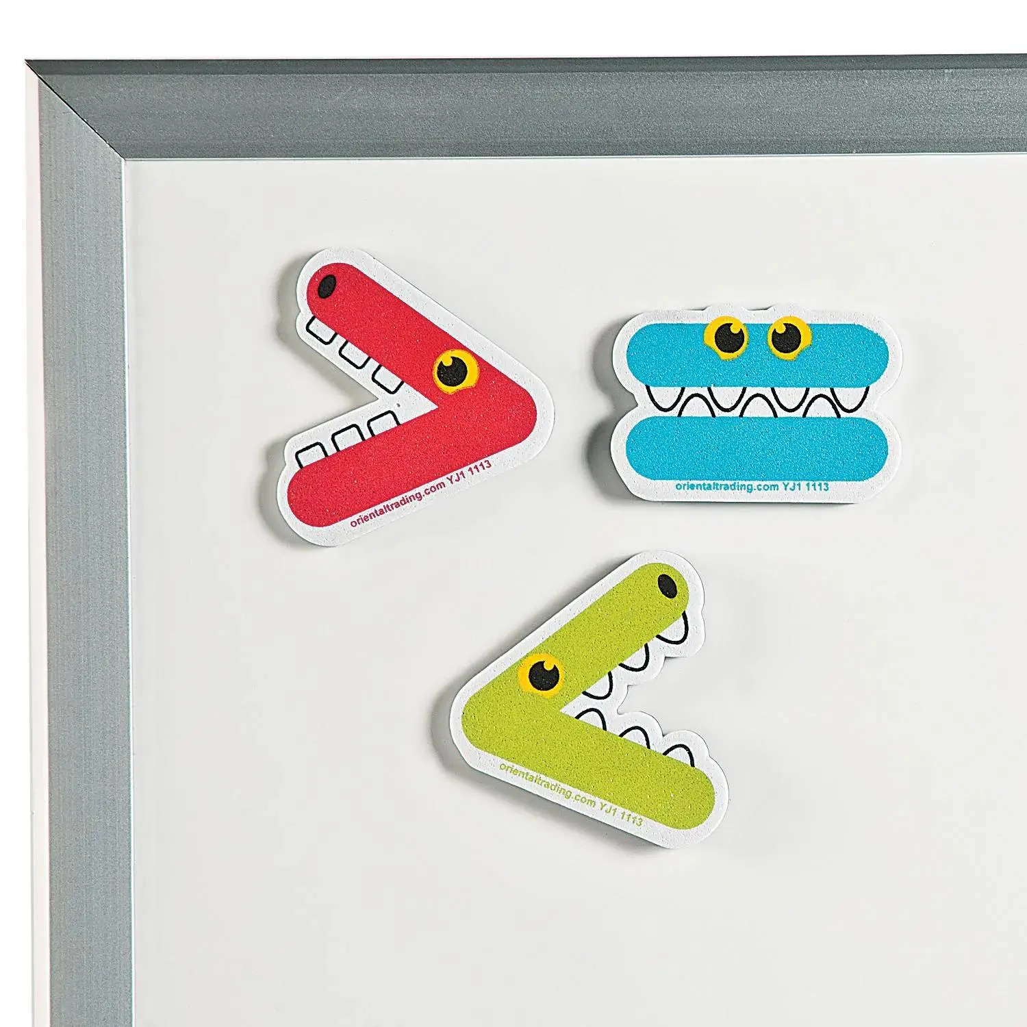 2 1/2" x 2 1/2" Animal Math Symbol Bright Foam Magnets - 24 Pc.