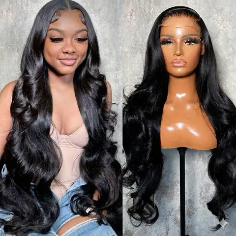 【New Upgrade】ZLIKE 220% Full Density Body Wave 13x6 Full Lace Frontal Drawstring Wigs HD Transparent Lace  Skin Melted For Women #Summervibes
