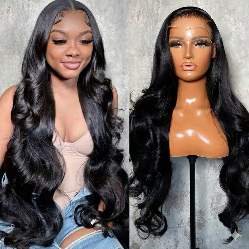 【New Upgrade】ZLIKE 220% Full Density Body Wave 13x6 Full Lace Frontal Drawstring Wigs HD Transparent Lace Skin Melted For Women #Summervibes