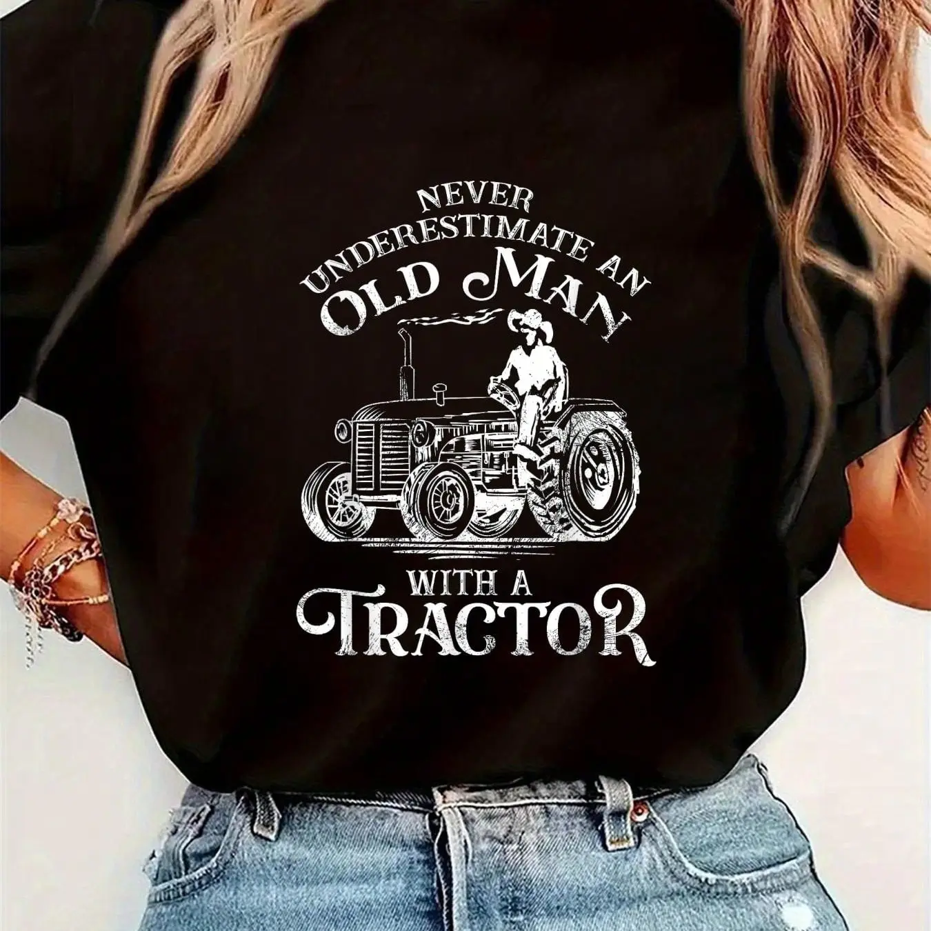 Thanksgiving Funny Farmer Farm Tractor Farming Truck Lovers Humor Outfit T-Shirt