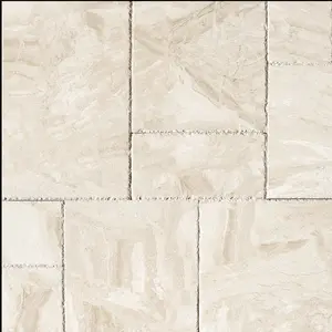 Royal Beige Marble Brushed and Chiseled Versailles Pattern Tile (French Pattern)