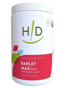Hallelujah Diet - BarleyMax Pure Green Juice, Berry Flavor, 8.5oz
