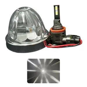 InfinityBEAM Single Color White H11 Star Pattern Glass Watermelon Light