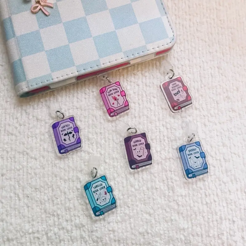 Book Genre Kindle Charms | Fantasy, Horror, Thriller & Romance Book Lover Charms