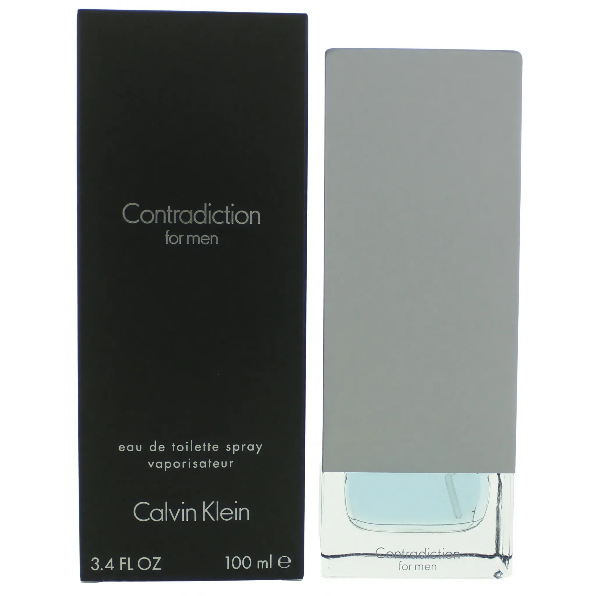 Calvin Klein Contradiction Men's Spray Cologne, 3.4 oz EDT Men's Fragrance Spray, Spray Cologne Men's Fragrance