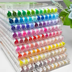 12-Color Dual-Tip Acrylic Marker Set, Mixable Art Supplies, Even Color Distribution, Ideal for Daily Drawing and Coloring, Professional Art Use