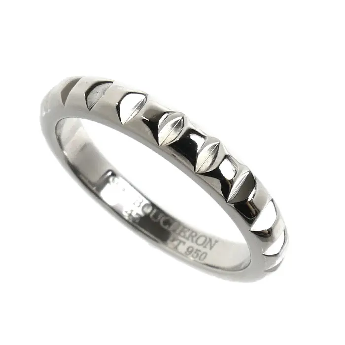 Boucheron Quatre Clou de Paris Platinum Ring Size 47